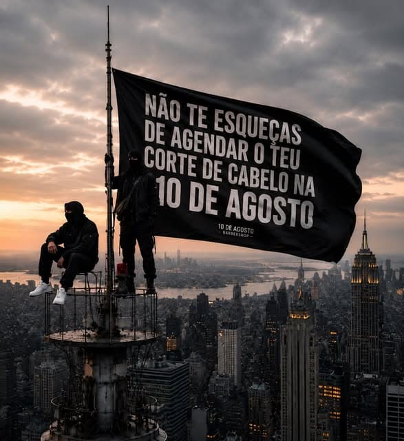Campanha — publicação Instagram 10 de Agosto Barbershop